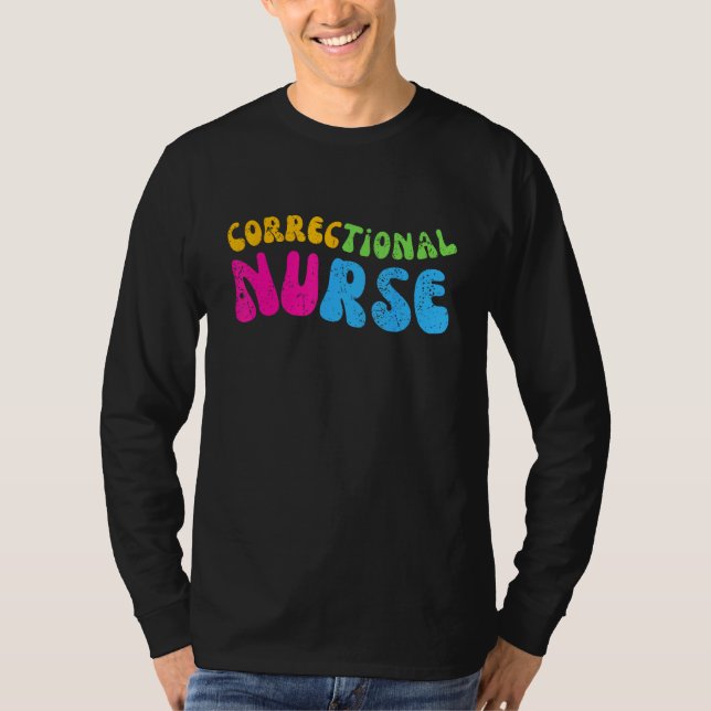 Camiseta Correctional Nurse Work School  Team Squad  Women  (Anverso)
