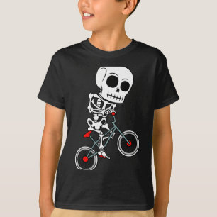 Camiseta Corredor Bmx Esqueleto Estilo Halloween Carreras F