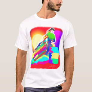 Camiseta Corredor colorido del barril
