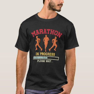 Camiseta Corredor corredor media maratón vintage retro mara