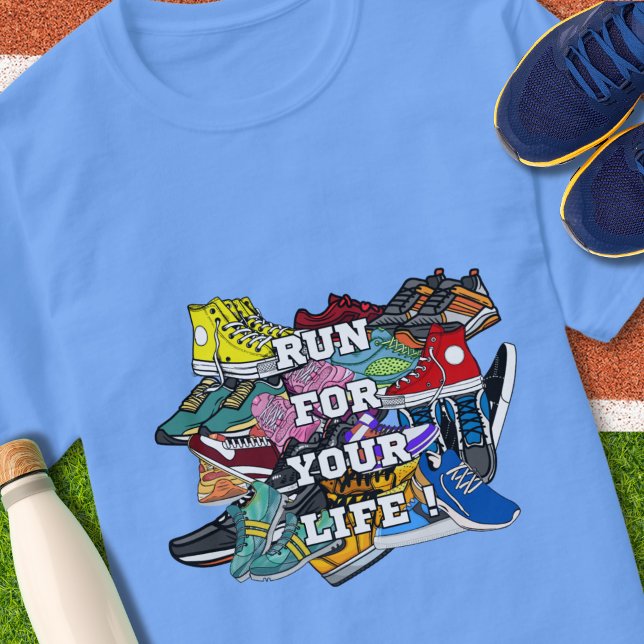 Camiseta Corredor de arte pop audaz (Subido por el creador)