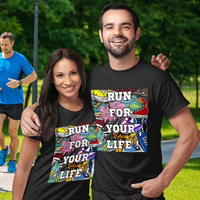 Camiseta Corredor de arte pop audaz (Subido por el creador)