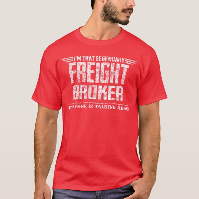 Camiseta Corredor de carga legendario Imhat retro (Anverso)