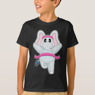 Camiseta Corredor de elefante Deportes de correr