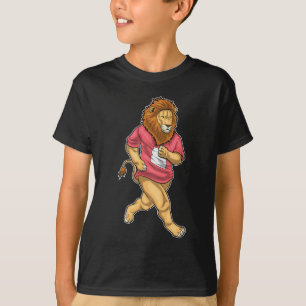 Camiseta Corredor de león Deportes corriendo