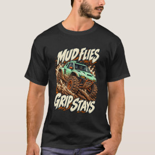 Camiseta Corredor de Lodo Las moscas de barro agarre perman