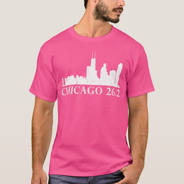 Camiseta Corredor de Maratón Chicago 26 2 Illinois (Anverso)
