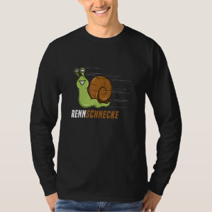 Camiseta Corredor De Maratón De Caracol De Carreras A Veloc
