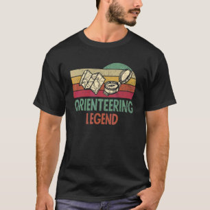 Camiseta Corredor de orienteering Leyenda corriendo Corredo