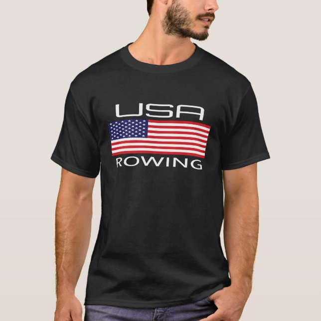 Camiseta Corredor de remo americano atleta de la tripulació (Anverso)