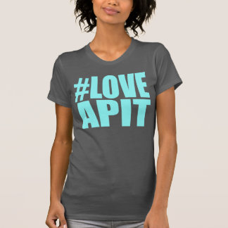 Camiseta Corredor del amarillo de la mujer del #LOVEAPIT -
