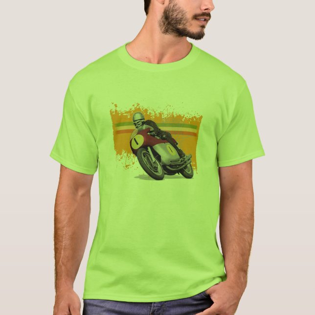 Camiseta corredor del café - agusta del milivoltio (Anverso)