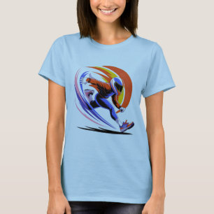 Camiseta Corredor Dinámico de Velocidad - Acción Gráfica Fu
