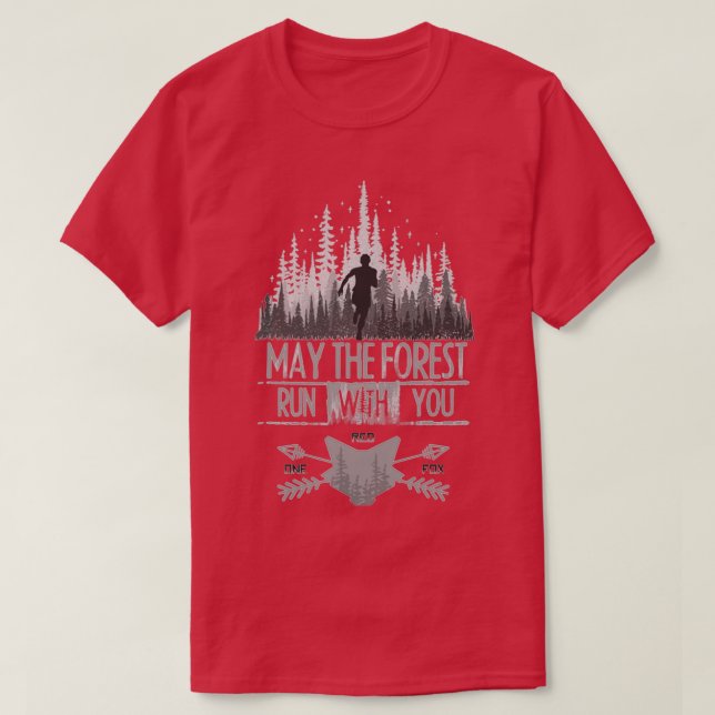 Camiseta corredor forestal (Diseño del anverso)