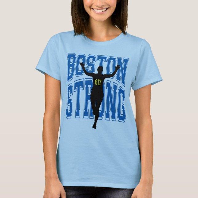 Camiseta Corredor fuerte de Boston (Anverso)