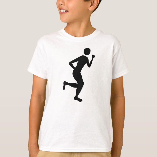 Camiseta Corredor (hombre) - Negro (Anverso)
