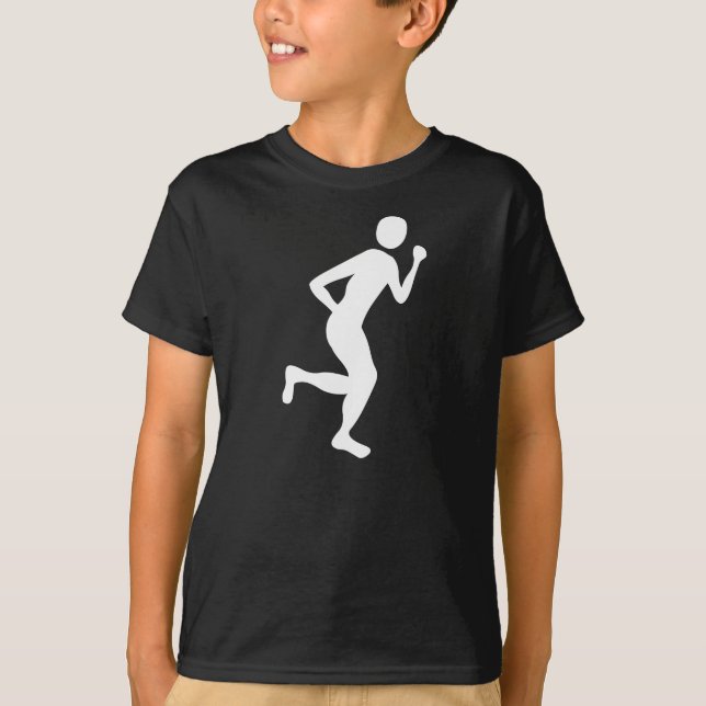 Camiseta Corredor (macho) - Blanco (Anverso)