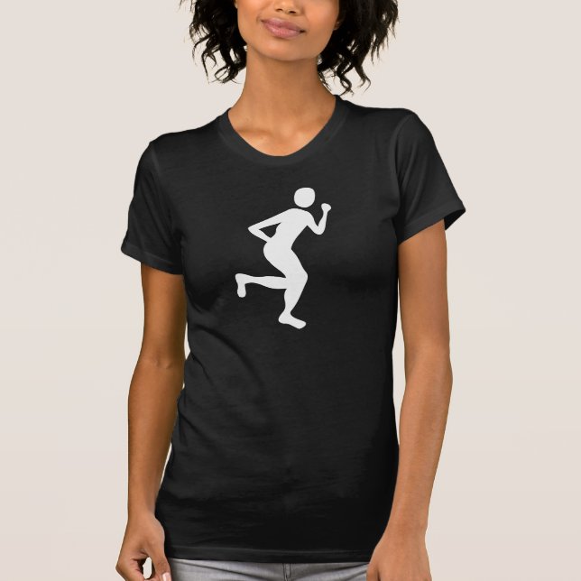 Camiseta Corredor (macho) - Blanco (Anverso)