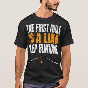 Camiseta Corredor motivacional de fitness en marcha