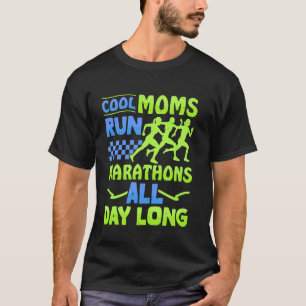 Camiseta corredora COOL MOMS RU MARATONES TODO EL DÍA CORRI
