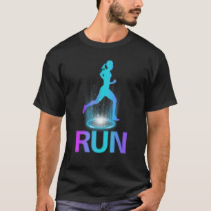 Camiseta Corredora de Chica en deportes corre a mujeres cor