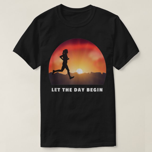 Camiseta Corredora de regalos motivacionales diciendo Marat (Diseño del anverso)