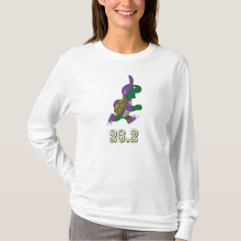 Camiseta Corredora de tortugas maratón en morado