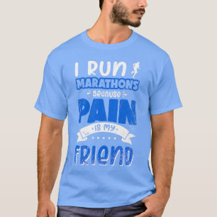 Camiseta Corredora diciendo maratón trotando jogger diciend