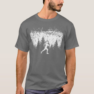 Camiseta Corredora en bosque
