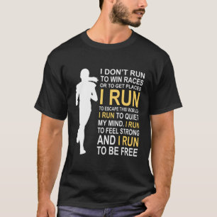 Camiseta Corredora Femenina Que No Corro Para Ganar Carrera