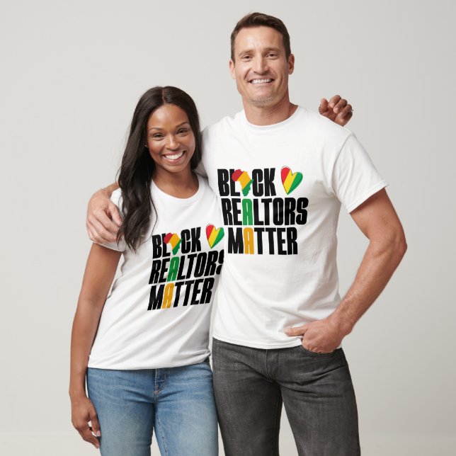 Camiseta Corredores de bienes raíces negros importan - Hist (Unisexo)