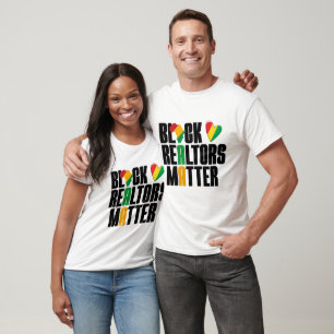 Camiseta Corredores de bienes raíces negros importan - Hist