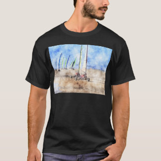 Camiseta Corredores de Blokart en la playa