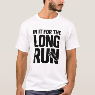 Camiseta corredores para el largo plazo corredor broma cita