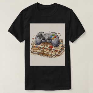 Camiseta Correo de Juegos Retro: Icono de Controlador Hecho