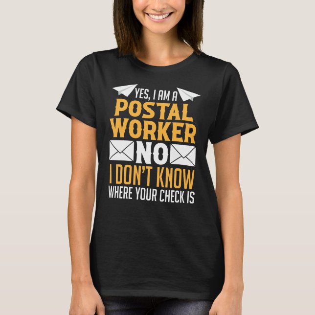 Camiseta Correo de la compañía de correos Mailman Postman S (Anverso)