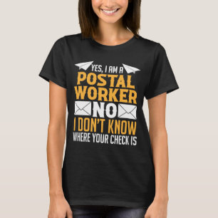 Camiseta Correo de la compañía de correos Mailman Postman S