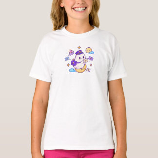 Camiseta Correo de Luna Fantasma Kawaii – Fantasma de Hallo