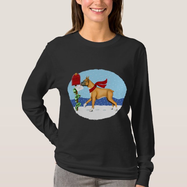 Camiseta Correo de Navidades Boxer (Anverso)