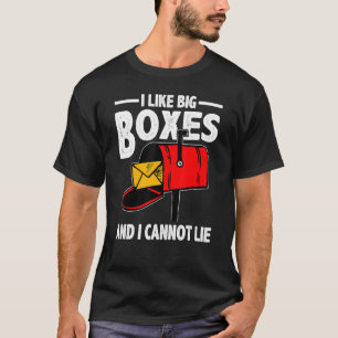 Camiseta Correo de Novedad Mailman, trabajador postal retir