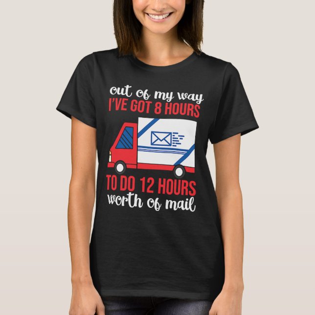 Camiseta Correo postal de moda para portaaviones (Anverso)