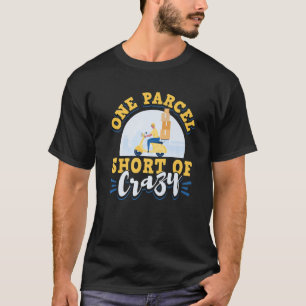 Camiseta Correo postal del Servicio de Entrega de Trabajado