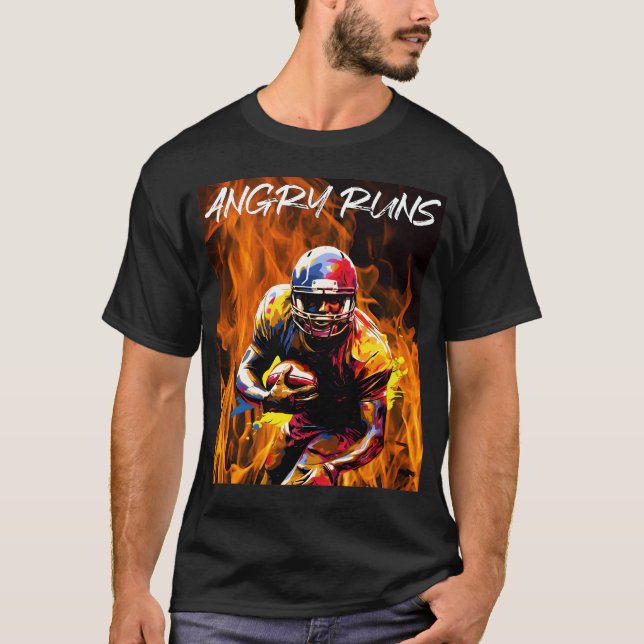 Camiseta Correos enojados - Fútbol americano (Anverso)