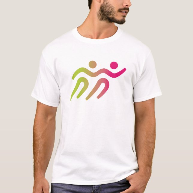 Camiseta Correr a un chico con chicas (Anverso)