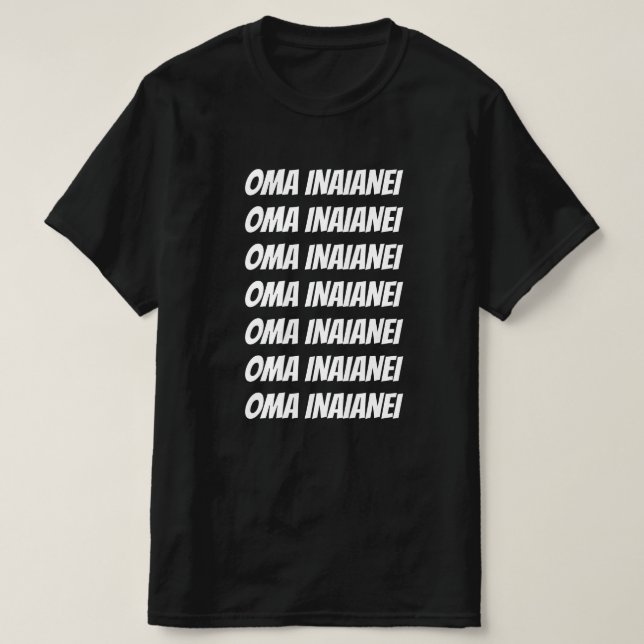 Camiseta correr ahora en maorí - oma inaianei (Diseño del anverso)