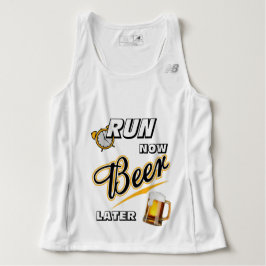 Camiseta Correr ahora la cerveza más tarde