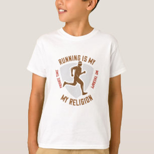 Camiseta Correr en marcha es terapia y religión