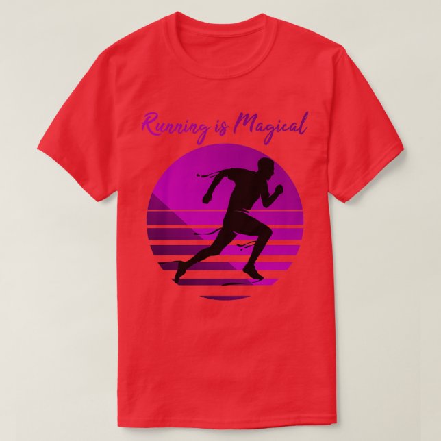 Camiseta Correr es mágico 2 (Diseño del anverso)