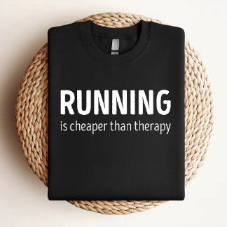 Camiseta Correr Es Más Barato Que La Terapia Divertido Corr