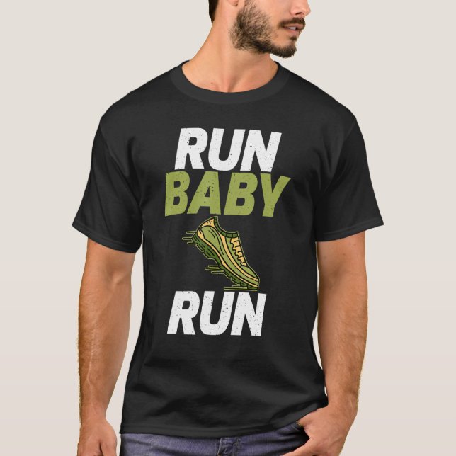 Camiseta Correr maratón con el bebé (Anverso)